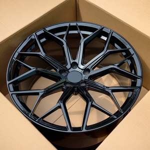 <span class=keywords><strong>Jantes</strong></span> de Voiture de Course Noires de Luxe 15-24 Pouces, 5x112 5x114.3 5x127, Forgées en Alliage Personnalisé à Forte Concavité pour W205 C300 F30 E90 Q7 Q3 - Product Image 6