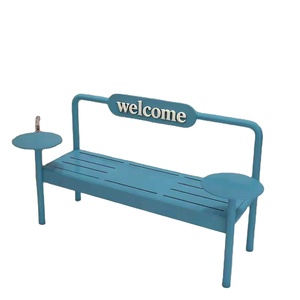 Banco de exterior, banco de parque, banco de descanso para cafetería/tetería, banco de gimnasio, silla de hierro forjado para centro comercial - Product Image 2