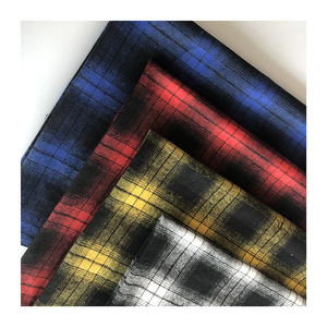 Kain-tela de franela a cuadros para camisa, algodón <span class=keywords><strong>y</strong></span> 100/<span class=keywords><strong>d</strong></span>, teñida - Product Image 2