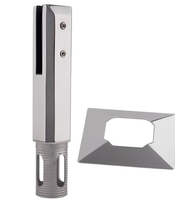 Support de fixation en acier inoxydable 2205 pour verre de clôture de piscine