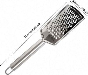 Durable Kitchen Graters Stainless Steel Food Lemon Zester Grater Wiht Handle Handheld <b>Vegetable</b> Cheese Grater - Product Image 6