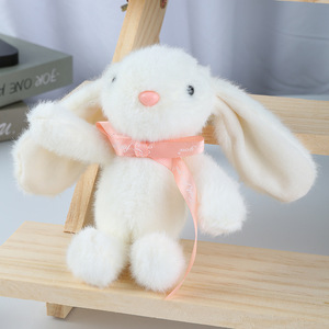 Nouvelle Peluche <span class=keywords><strong>Lapin</strong></span> Mignonne aux Grandes Oreilles, Douce et Moelleuse, Pendentif de Sac, Porte-clés <span class=keywords><strong>Lapin</strong></span> en Peluche Créatif de Dessin Animé pour Machine à Pinces - Product Image 4
