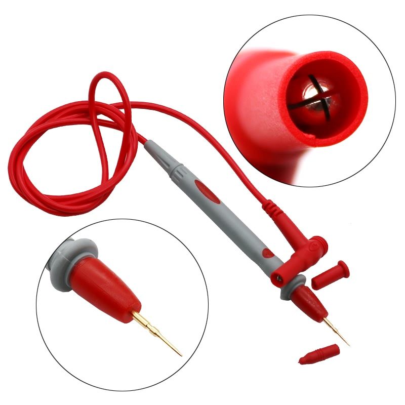 K-2205 1 Paio Di Puntali Per Sonda Multimetro Digale Superfine Punta Dell'ago Tester Universale Sonda Cavo Penna Cavo Multimetro K Di Cavi - Foto 12