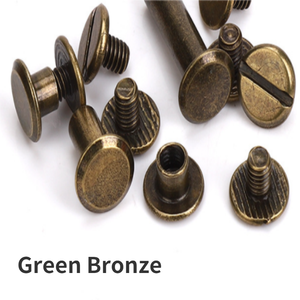 Багажная кожаная металлическая прочная винтовая заклепка для ногтей двойная изогнутая головка ремень заклепки книжные винты кнопки оснастки - Product Image 3