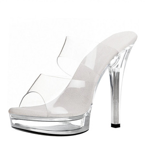 Zapatillas Transparentes Elegantes con Tacón de 13 cm para Travestis, Zapatos Fetiche, Baile en Barra, Bailarinas, Modelos, Vestidos de Pasarela, Novias - Product Image 2