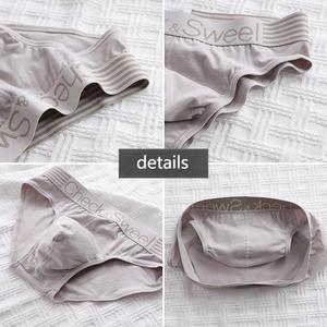 Calzoncillos bóxer de algodón de tiro bajo para hombre de fábrica OEM, ropa interior de punto transpirable suave con logotipo de patrón de letras en la cintura, hecho en <span class=keywords><strong>China</strong></span> - Product Image 4
