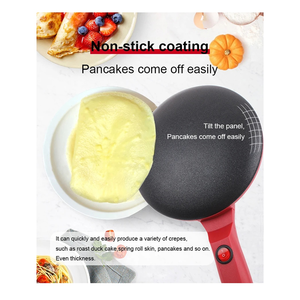 Poêle à crêpes ronde antiadhésive professionnelle pour prise UE - Product Image 4