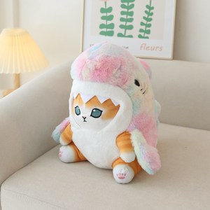2024 dễ thương mềm cá mập bé Kawaii mèo đồ chơi sang trọng Thú nhồi bông đồ chơi sang trọng dễ thương mèo cá mập búp bê sang trọng Kid Quà Tặng - Product Image 2