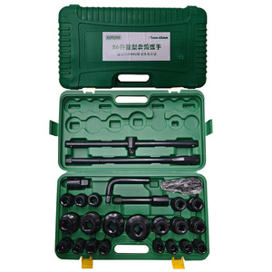 Huyuan 26 Pc Socket Wrench Set 21-65mm Industrial Grade Cr-v Steel 6 Point Automotive Repair Tool Kit - Product Image 2