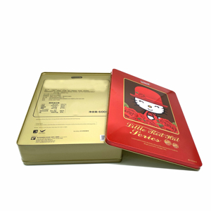 Custom Tinplate Empty Food Grade Cookie <strong>Biscuit</strong> Chocolate Metal Cans Sweets Cake Metal <strong>Tins</strong> Packaging - Product Image 4