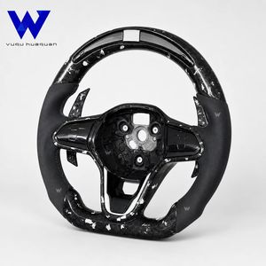 Proveedor Directo, Volante de Fibra de Carbono Forjado Multifuncional de Alta Calidad, Apto para BORA, CADDY, GOL, GOLFGTI, <span class=keywords><strong>GOLFGTD</strong></span> - Product Image 2