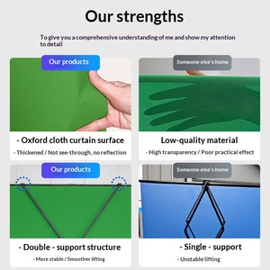 Jia Shi Ying - Tela Oxford <span class=keywords><strong>para</strong></span> Fondo de Sala de Transmisión en Vivo, Grabación de Videos y Fotografía Profesional, Microcurso - Product Image 5