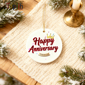 Ornement <span class=keywords><strong>de</strong></span> Noël en céramique vierge pour sublimation Topjlh Premium en gros, avec <span class=keywords><strong>photo</strong></span> pour un cadeau personnalisé à offrir à la famille - Product Image 1
