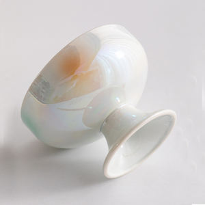 Cuenco de cerámica de tamaño pequeño con soporte para mesa, comida <span class=keywords><strong>Desl</strong></span>, aperitivos, dulces, bodas, Hotel, restaurante, decoración del hogar - Product Image 4