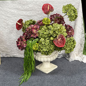 Promessa artigianale rosa e verde rosa artificiale fiore corridore corridoio fornitore di arredamento per il mercato del Festival e decorazione per eventi all'aperto - Product Image 3