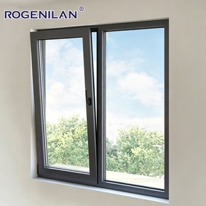 Fenêtre à battant double vitrage sur mesure Rogenilan, étanche, en aluminium, avec vitrage trempé, pour maisons - Product Image 6