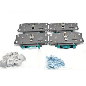 סגירה רכה ארון הזזה דלת מערכת דלת הזזה רולים פום חיץ מתכוונן הידראולי מנחת - Product Image 3