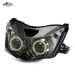 KOLMIO-LAM Fit pour <span class=keywords><strong>Kawasaki</strong></span> Z1000 2007 - <span class=keywords><strong>2009</strong></span> <span class=keywords><strong>Z750</strong></span> ZR750L 2007 - 2011 Moto Phare Angel Eyes HID Phare - Product Image 2