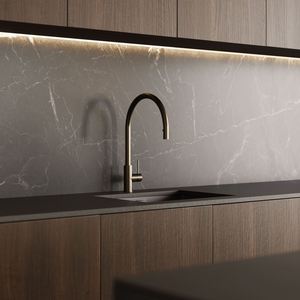 Conjuntos de armarios de cocina de madera maciza de lujo moderno muebles altos para comedor para proyectos de construcción de cocinas directo de fábrica - Product Image 2