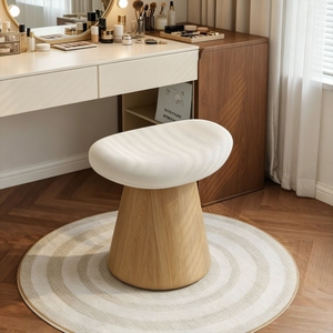 Fauteuil pivotant de luxe pour petit salon, en PU, style moderne et crème – Idéal pour les chambres de <span class=keywords><strong>filles</strong></span>, les coiffeuses et les <span class=keywords><strong>dressing</strong></span>. - Product Image 5