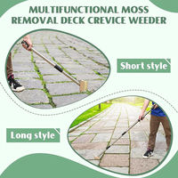 Brosse de nettoyage pour jardin, brosse à récurer les joints, brosse à récurer les carreaux, outil pour carrelage, brosse à désherber en fil métallique