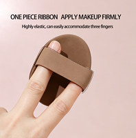 Éponge de maquillage ovale en gros pour correcteur, double usage sec et humide, coussin d'air lavable, outil de maquillage, éponge de beauté, double face