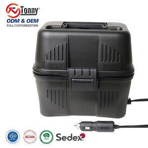 Lonchera Eléctrica Portátil de 12V 150W, Calentador de Alimentos para Camión, Auto y Camping con Control Digital - Product Image 4