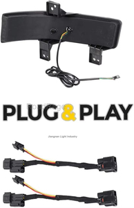 New <strong>Red</strong> <strong>LED</strong> Bumper Reflectors Fog Brake Tail Light Lamps Kit 12V for for 2015-2016 - Product Image 6