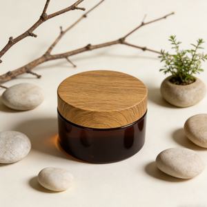 Custom Logo Cream <b>Jars</b> 100g 120g 150g 200g 250g Cosmetic Cream Body Scrub Plastic <b>Jar</b> with Plastic Lids - Product Image 1