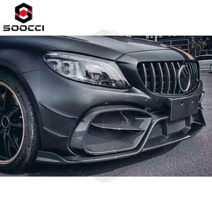 Eccellente installazione <span class=keywords><strong>paraurti</strong></span> anteriore stile IMP per Mercedes-Benz classe C W205 C200 C300 Sport <span class=keywords><strong>AMG</strong></span> C63 mezzo <span class=keywords><strong>paraurti</strong></span> anteriore in carbonio - Product Image 6