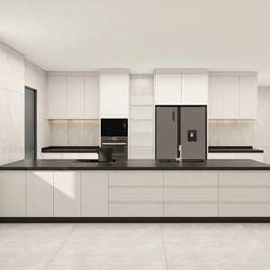 Cuisine moderne haut de gamme 2025, armoires en contreplaqué mélaminé, fabrication sur mesure - Product Image 1