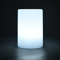 Lampe de table personnalisée à LED RVB pour la salle à manger et la musique KTV Veilleuse à barre cylindrique transfrontalière avec télécommande