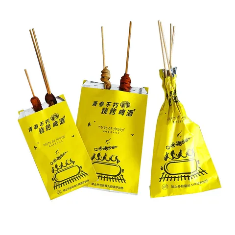 Aluminum Foil Paper Bag Laminated Kraft Paperbag Lined Bags For Food