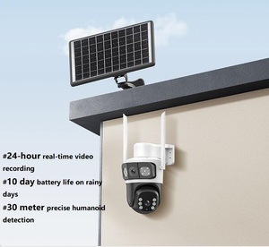 Cámara CCTV inalámbrica inteligente 2K 4Mp IP con cámara de seguridad Solar LTE 3G de largo alcance con <span class=keywords><strong>sensor</strong></span> PTZ <span class=keywords><strong>IR</strong></span> CMOS Visión nocturna en color - Product Image 6