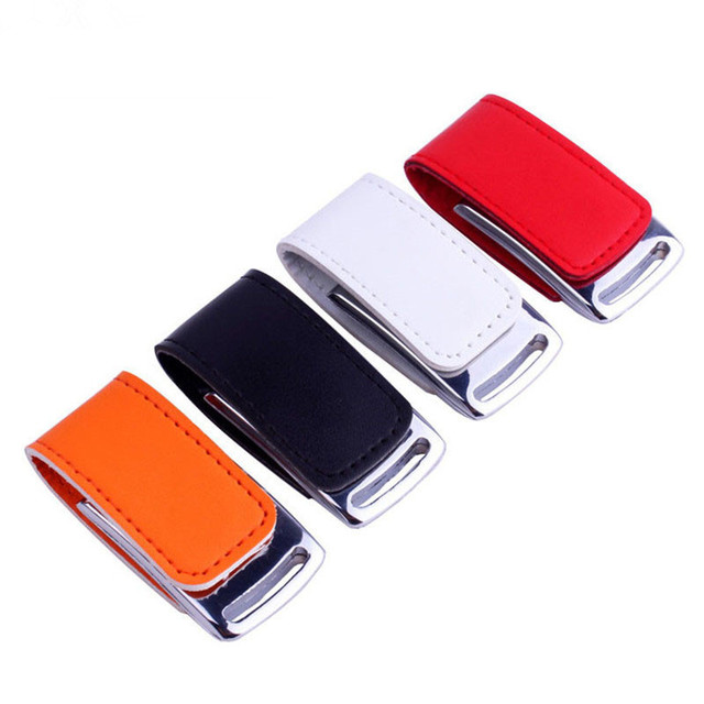 High Speed Real Capacity 4GB 8GB 16GB 32GB 64GB Custom Leather USB 3.0 Memory Flash Drive