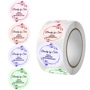 <span class=keywords><strong>Autocollant</strong></span> en rouleau étanche personnalisable d'usine en gros pour bouteilles de shampoing parfums rouges à lèvres - Product Image 2