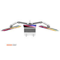 Support d'ordinateur portable, 5 pièces, support pour moniteur, accessoires d'ordinateur