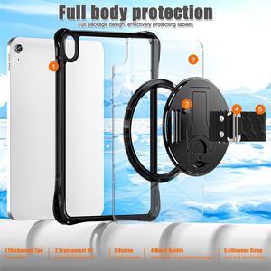 Funda Protectora para Tablet iPad 11 A16 11.ª Generación 2025 10.ª Generación <span class=keywords><strong>2022</strong></span> 10.9 Pulgadas con Parte Trasera Giratoria Transparente - Product Image 3