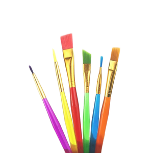 Juego de Pinceles para Niños <span class=keywords><strong>Paul</strong></span> Cezanne, Color Caramelo, Pelo de Nailon, Virola de Cobre, Mango de Plástico, 6 Piezas, Juego de Pinceles para Pintura de Acuarela - Product Image 4