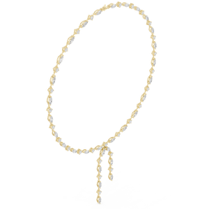 Collier Y en diamants marquise et ronds de qualité supérieure pour femme, ensemble de bijoux pour mariage et soirée, disponible à prix abordable - Product Image 2