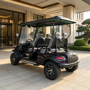 Voiturette <span class=keywords><strong>de</strong></span> transport électrique <span class=keywords><strong>de</strong></span> luxe pour hôtel, 4 places avec auvent, moteur silencieux, zéro émission, OEM - Product Image 5