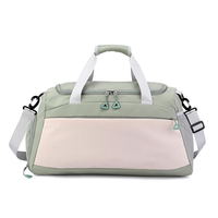 Sac de sport week-end personnalisé compact pour hommes et femmes avec compartiment à chaussures et poche humide