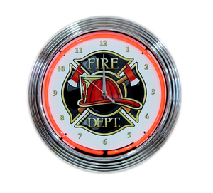 15 Inch <strong>Neon</strong> Light Round Face Wall <strong>Clocks</strong> - Product Image 3