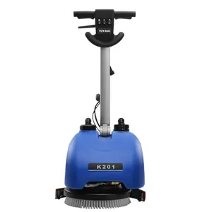 electric rotary 13 inch brush small floor scrubber washing cleaning machine for floor low speed polishing carpet cleaning