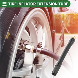 Tire <b>Inflation</b> Hose Air Pump Extension Tube Copper Universal For <b>Cars</b> With Pressure Resistant Rubber Hose Sealing - Product Image 4