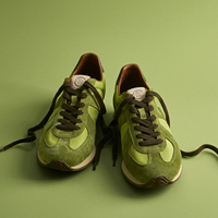 Sneakers rétro en daim respirant avec empeigne en toile, baskets de jogging vintage, chaussures de sport décontractées polyvalentes pour hommes et femmes