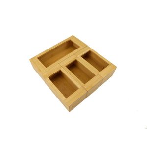 Organizer Food Dispenser For Kitchen Drawer Custom Natural Bamboo Wooden Baggie Organizer Food Storage Bag Organizer Holders