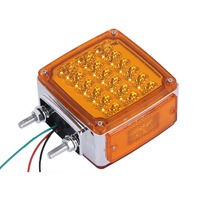 Feux de signalisation latéraux carrés à double face Hongjin MK-T59 39W 12V LED pour camions américains et remorques