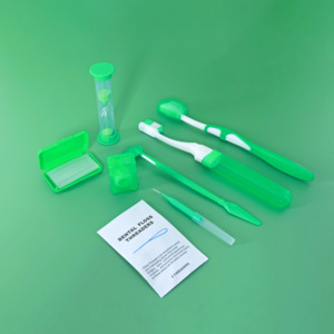 थोक पोर्टेबल यात्रा 8 पीसी ऑर्थोडोन्टिक रोगी टूथब्रश किट दंत मौखिक देखभाल साफ दांत ब्रश स्वच्छता किट - Product Image 3