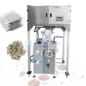 HNOC Fast Automatic Bagger Pack Filler Pequeña bolsita de té vacía Máquina de paquete de polvo para hacer bolsitas de té